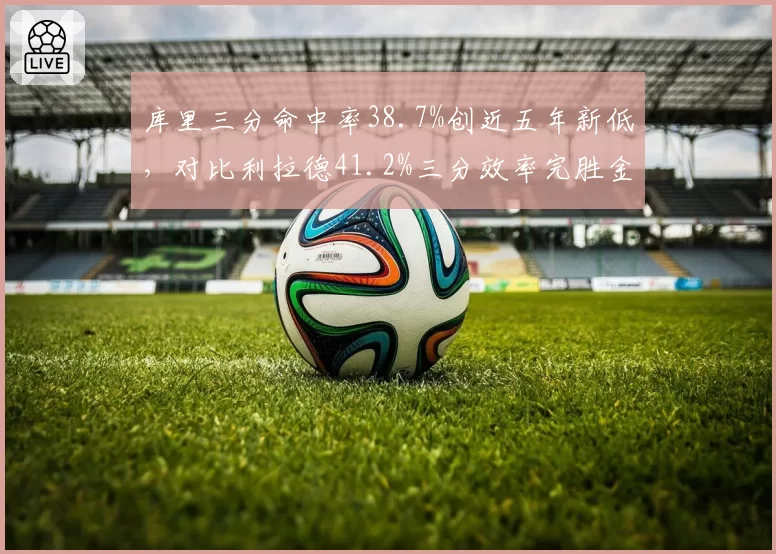 库里三分命中率38.7%创近五年新低，对比利拉德41.2%三分效率完胜金州核心